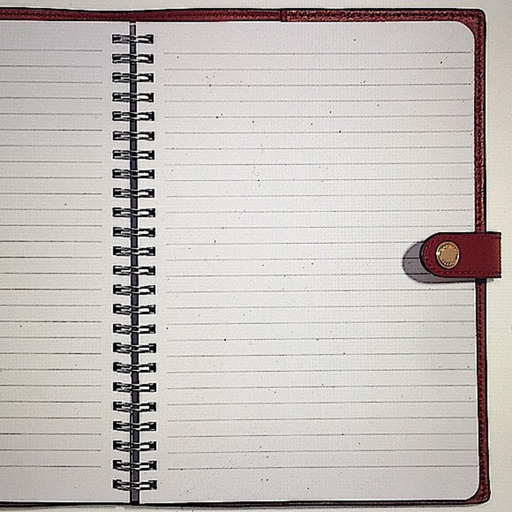 COACH -NOTEBOOK W/DIAGONAL HORSE & CARRIAGE PRINT - Picture 6 of 12